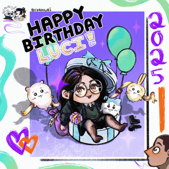 Birthday Drawing for Friend :)